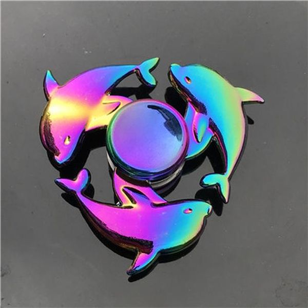 

2019 new fidget toy game hand spinner metal finger stress tri spinner alloy edc hand spinner fidget bearing gyro focus adhd h wmtgjb
