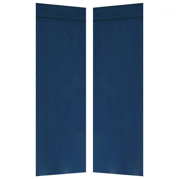 

curtain & drapes 2pcs french shading privacy protection magic sticker kitchen living room blackout decorative door bedroom blinds1