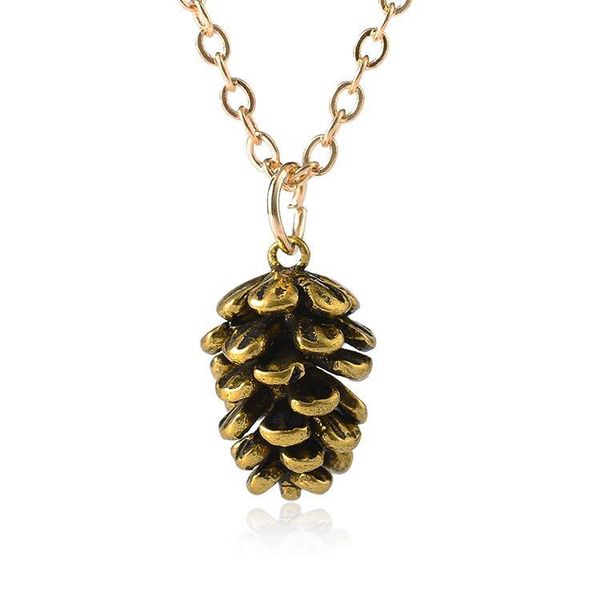 

pendant necklaces sanlan pinecone necklace, Silver