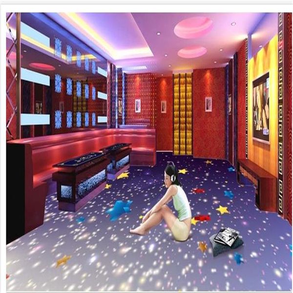 

3d murals wallpaper for living room 3d floor painting wallpaper blue skystars floors