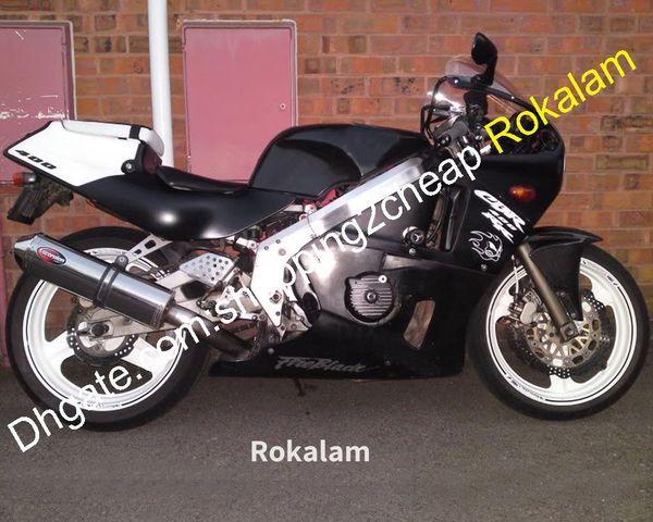 Verkleidung CBR400RR NC23 für Honda Karosserieteile CBR 400 RR 1987 1988 1989 400RR Motorrad Verkleidungsset CBR400 87 88 89 Schwarz