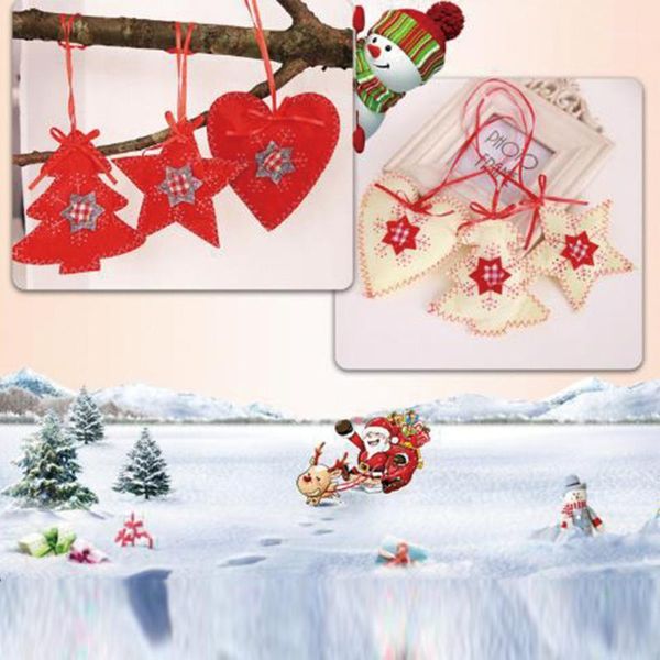 

christmas decorations tree decoration non-woven sewing accessories for home navidad 2021#201