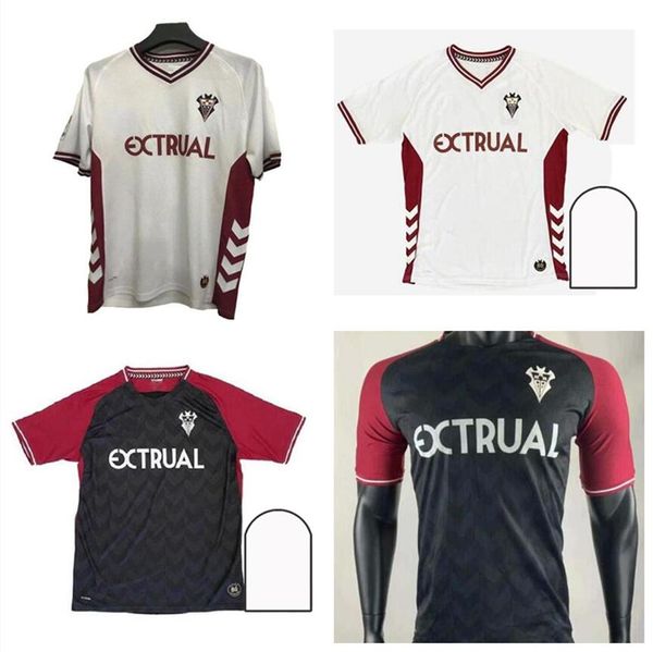 

2020 2021 albacete soccer jerseys 20 21 albacete home away football shirt, Black;yellow