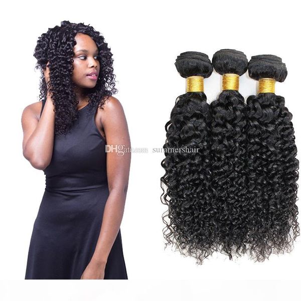 

brazilian jerry curly hair weave bundles natural black color hair bundles non remy human hair extensions 8-26 inch