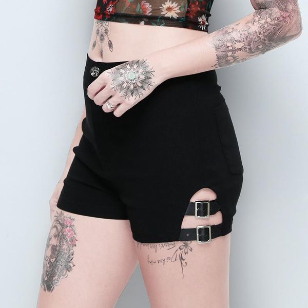 

vintage fashion 2020 summer new enzyme washed shorts classical knee length solid color pants plus size shorts, White;black