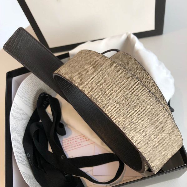 

classic beige/ebony canvas with brown leather trim men belt with box men designers belts women belts designer belts, Black;brown