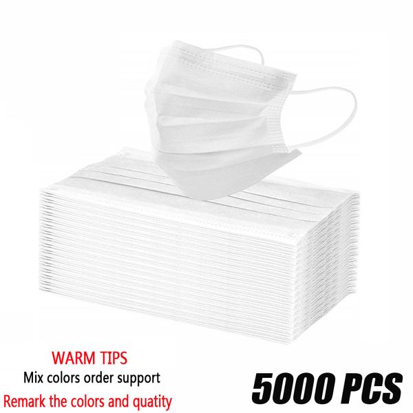 

masks layer new 3 disposable ear-loop dustproof face mouth masks cover 3-ply non-woven disposable masks soft b