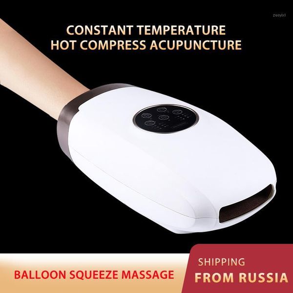

electric massagers heated hand massager physiotherapy equipment pressotherapy finger apparatus palm massage device air compression1