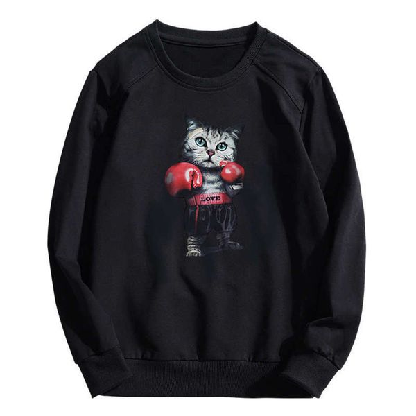 

neck sportswear men's casual new round in spring and autumn, Gray