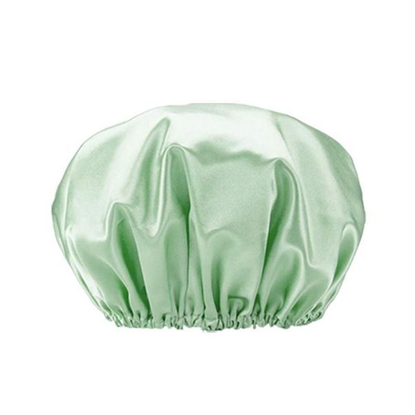 

double waterproof colour ding bath cap with new plain colour lining for women double waterproof f jlldaj
