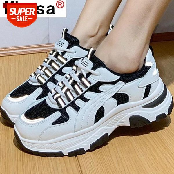 

2021 spring women sneakers fashion women mesh breathable vulcanized shoes casual comfortable walking shoes platform #l17h