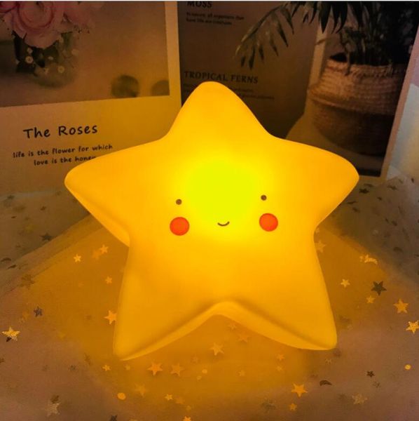 top popular Luminous doll holders bedroom table lamp bedside night light children's room art decoration household wall toy gift 2021
