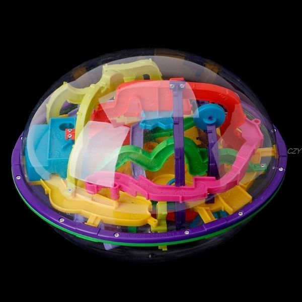 

new 299 barriers 3d magic intellect ball balance maze game puzzle globe toy kid gift y200413