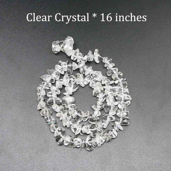 

1strand lot 16 inch natural stone beads chips bead 5 8mm crystal lrregular gravel bead diy bracelet supplies for jewelry making h bbyvml