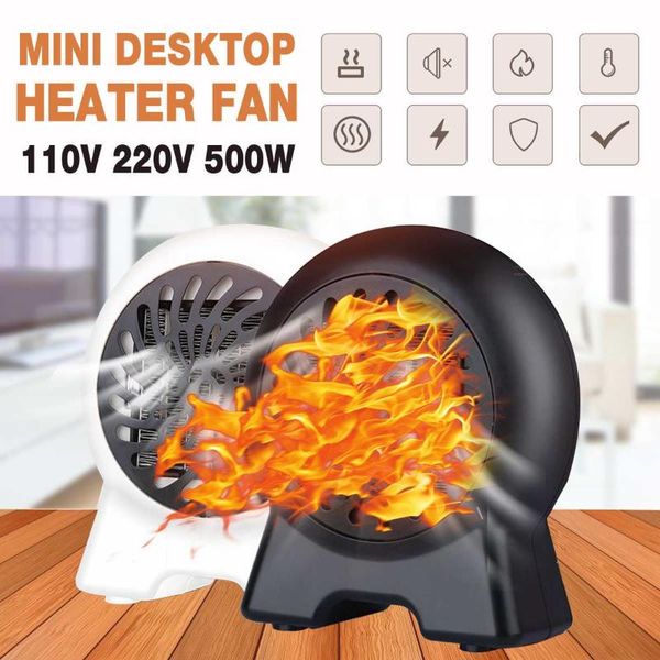

warmtoo 110/220v mini deskheater household electric heating office foot warmer dormitory heater electric warm air fan
