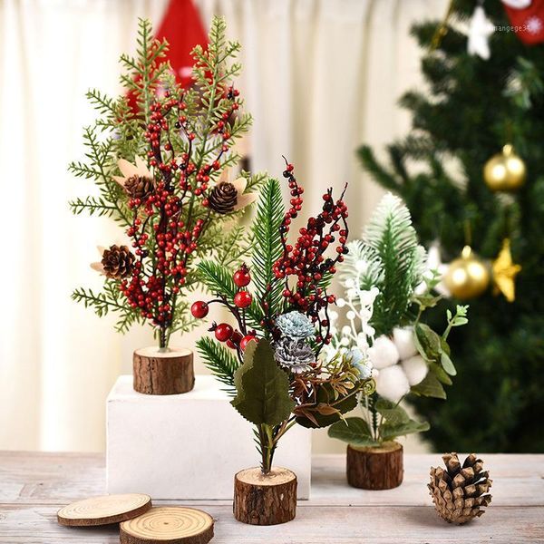 

mini christmas tree artificial tablemini christmas tree leaves decorations festival miniature1
