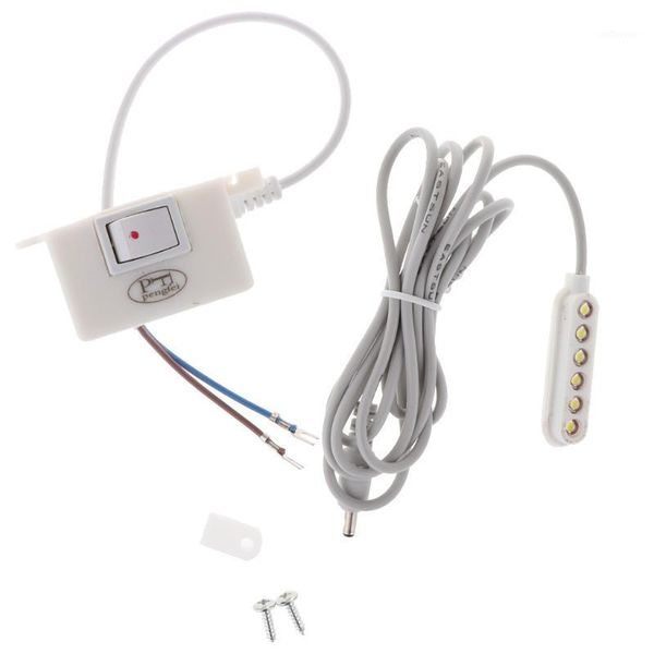 

6 led lamp universal sewing machine with magnetic base switch working light1, Black