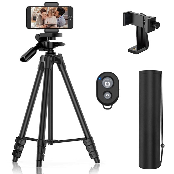 

40inch universal pgraphy tripod with phone holder bluetooth monopod tripod stand foldable stand with protable storage bag