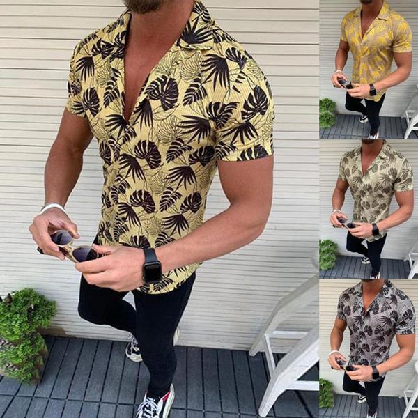 

men summer fashion v-neck shirts casual striped shirts beach outdoor short-sleeve blouse camisa masculina, White;black