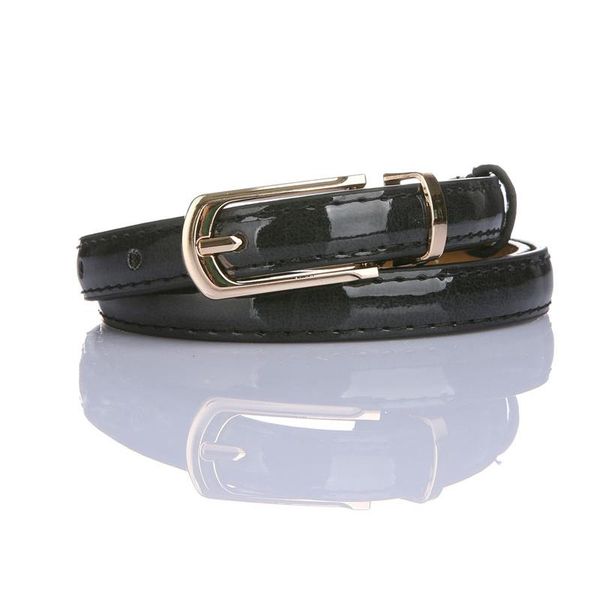 

pu leather female belt for women pin buckle girdles waist belts women smooth surface jeans female belt strap, Black;brown