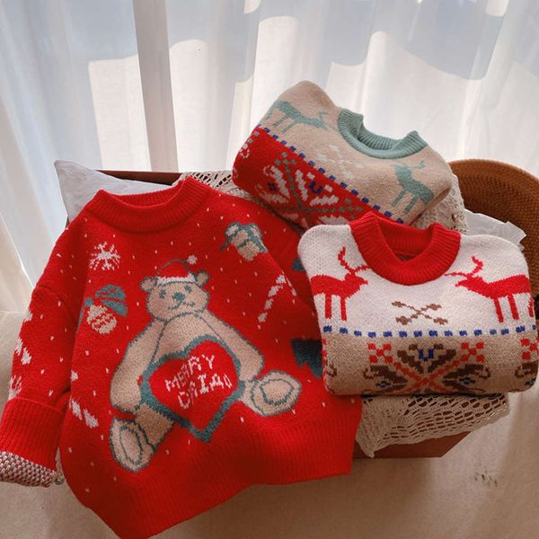 

in christmas sweater new autumn girls' and winter 2020, Blue