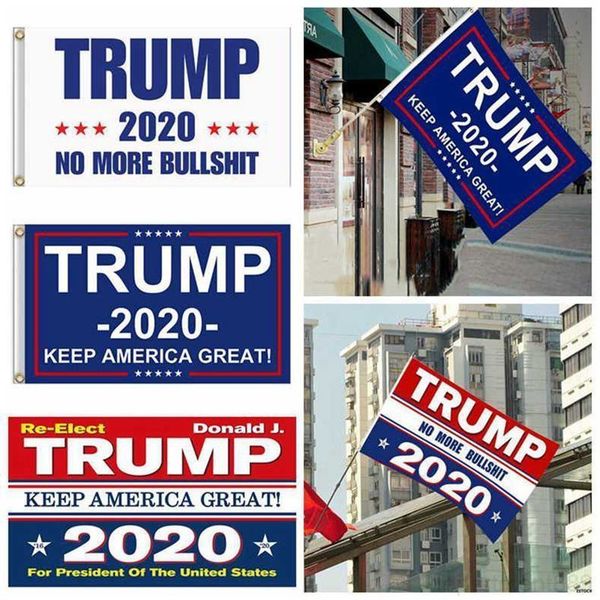

5 designs direct factory 3x5 ft 90*150 cm keep america great donald trump flag for 2020 president usa dhc1604
