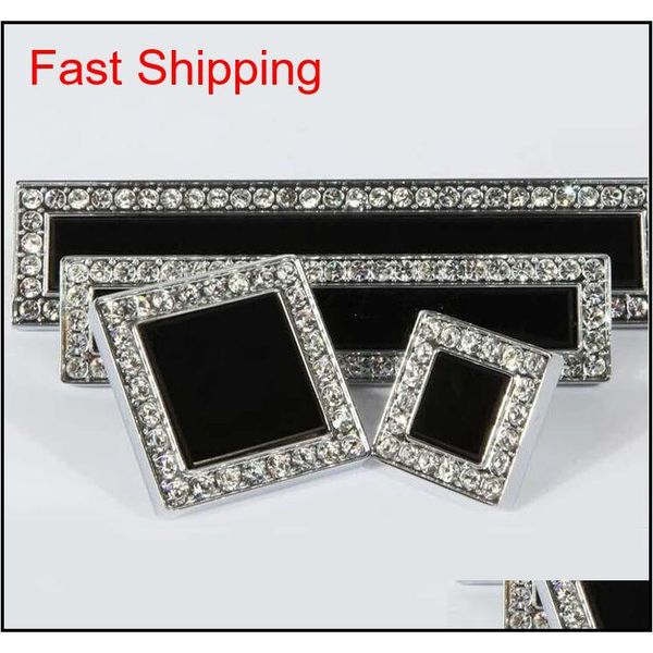 

96mm 5" modern fashion deluxe diamond furniture handle silver chrome black crystal cabinet drawer dresser qylerm dh_seller2010
