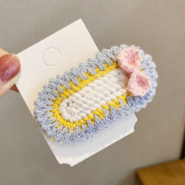 

новые девушки милый маленький лук вязание овальные зажимы волос дети сладкие волосы орнамент оголовье волосы борьбы модные волосы аксессуары, Black;brown