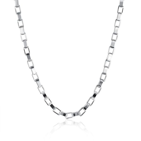 

gorgeous new fashion figaro silver chain necklace women men jewelry fashion silver plated for lover valentine's day gifts