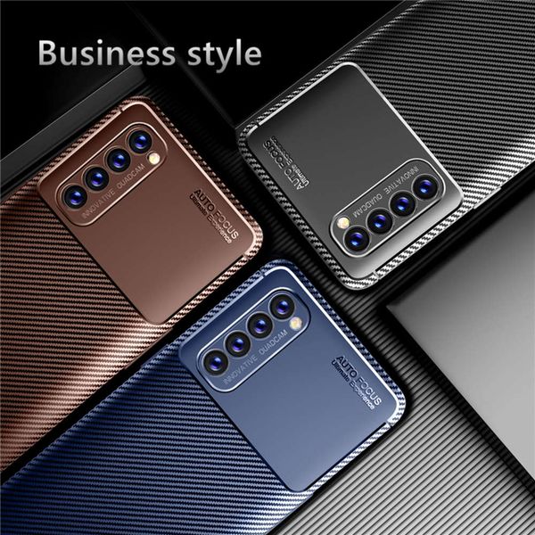 

armor silicone shell rubber protective phone case oppo reno4 pro cover for reno 4 4g 5g