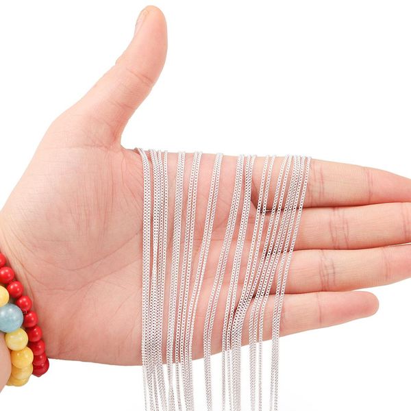 

lobster clasp 12 шт. / упаковка 45см ожерелье цепи массажируемая для diy изготовления материалов ювелирные изделия аксессуары оптовая wmtjlv