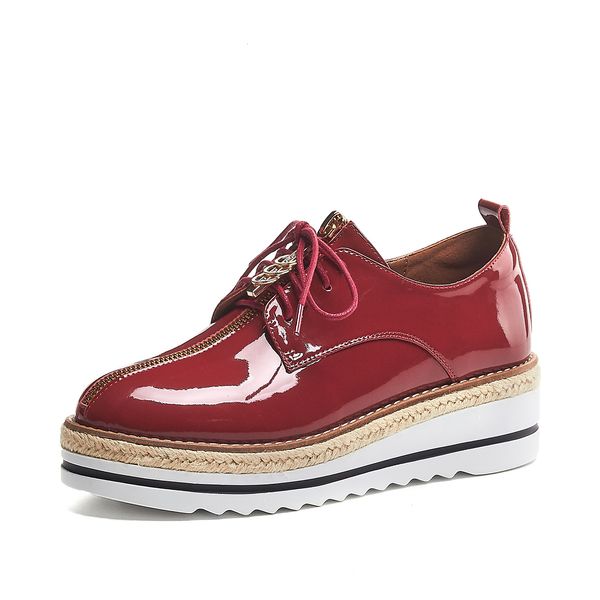 

patent pumps 2021 women's in heels classic british platform shoes 82l1, Black