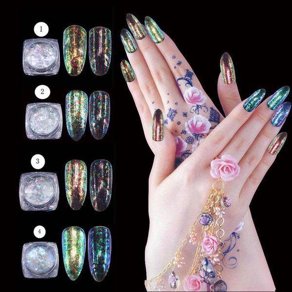

nail magic mirror chameleon, Silver;gold