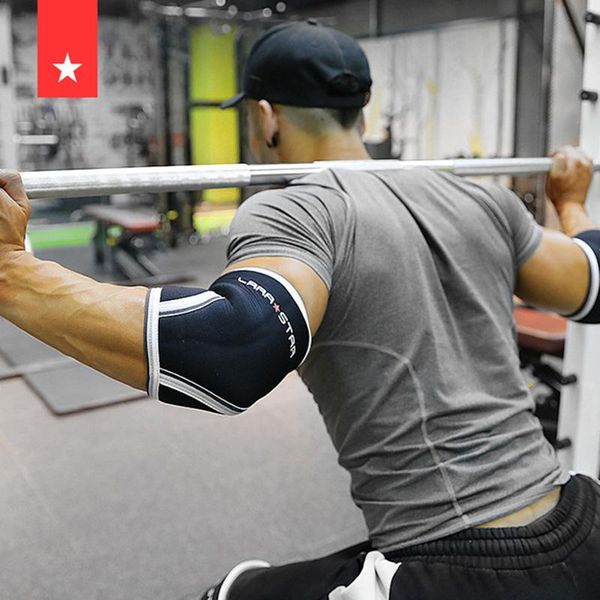 

elbow guard equipment training hercules fitness elbow support heavy weight lifting squat bench press, Black;gray