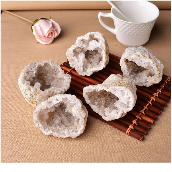 

large size natural quartz agate geode cutting crystals cluster healing stones rock mineral specimen quartz diy home de jllctf, Black