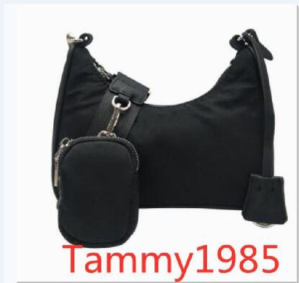 

2pcs/set hobo nylon women canvas shoulder bags lady chest pack tote chains handbags presbyopic purse messenger cross body bag