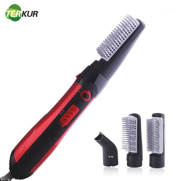 

electric hair dryer brush hair straightener dual-purpose air brush anti-ironing 3 in1 salon multi-function curly comb1