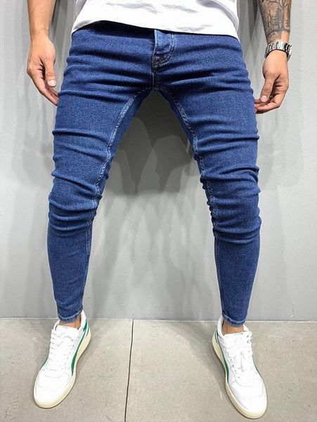 

men slant pocket skinny jeans i4nh#, Blue