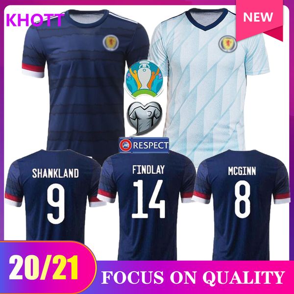 

2020 scotland soccer jersey 2020 scottish football shirt robertson naismith mcgregor christie forrest mcginn maillot, Black;yellow