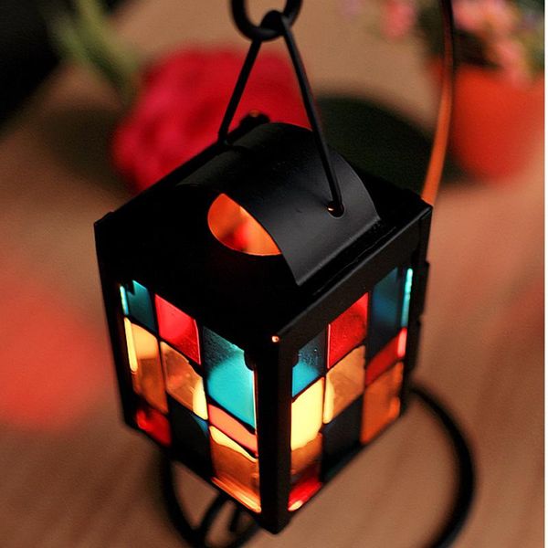

zakka european vintage iron candle holder moroccan style lantern candlestick candle stand light holder wedding party home decor wmtbzi
