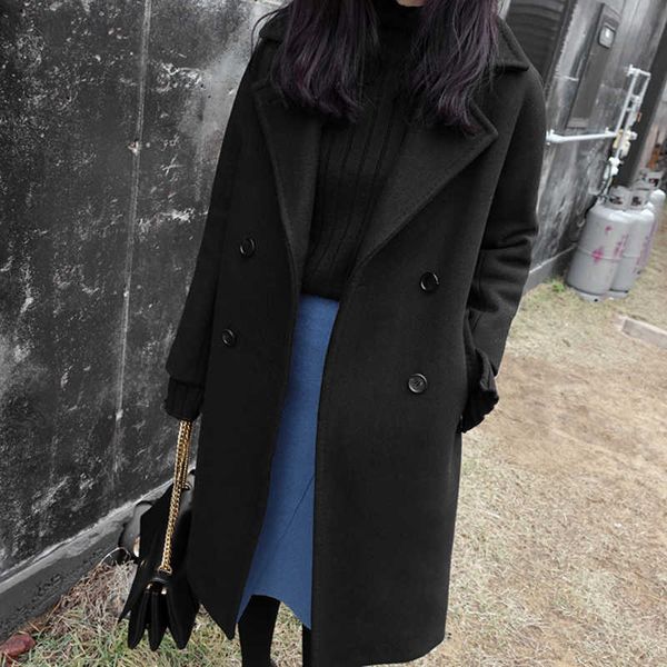 

wholesale new autumn winter selling women's fashion casual warm jacket female bisic coats a68-170807z, Black