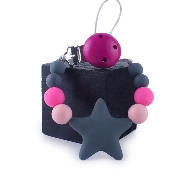 

bpa free sile dummy pacifier clips chight big star becant centered tequetion gusion для новорожденного baby boy girl q wmtzuw