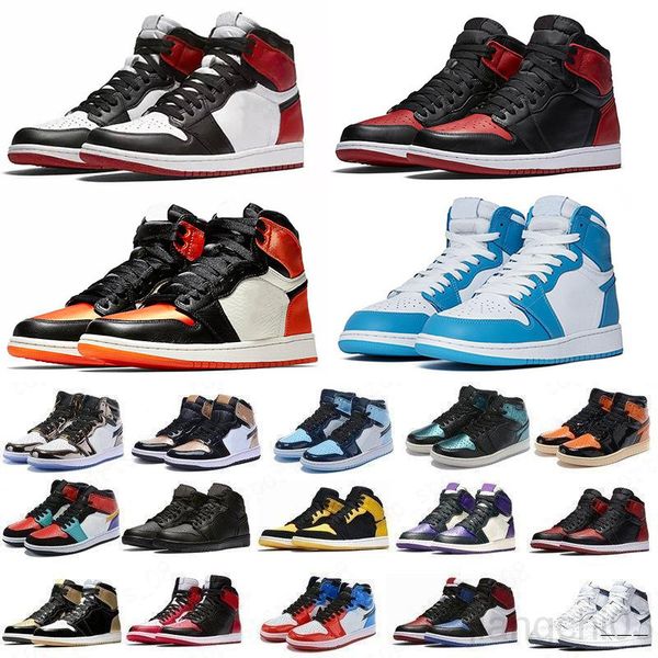 

sail gato preto produzido 4 4s goiaba ice torÃ§a branco cimento que os homens tÃªnis de basquete 1 1s travis scotts obsidian destemido ng8j, Black