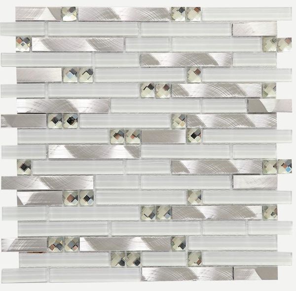 

wallpapers strip white glass diamond kitchen backsplash tiles,lsgm021