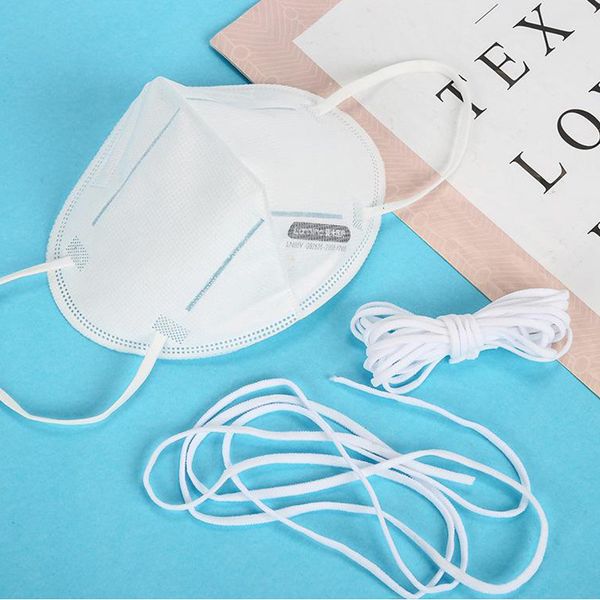 

dhl bands disposable 3/4/5mm nylon ear loop rope elastic earloop for mask accessories x104fz