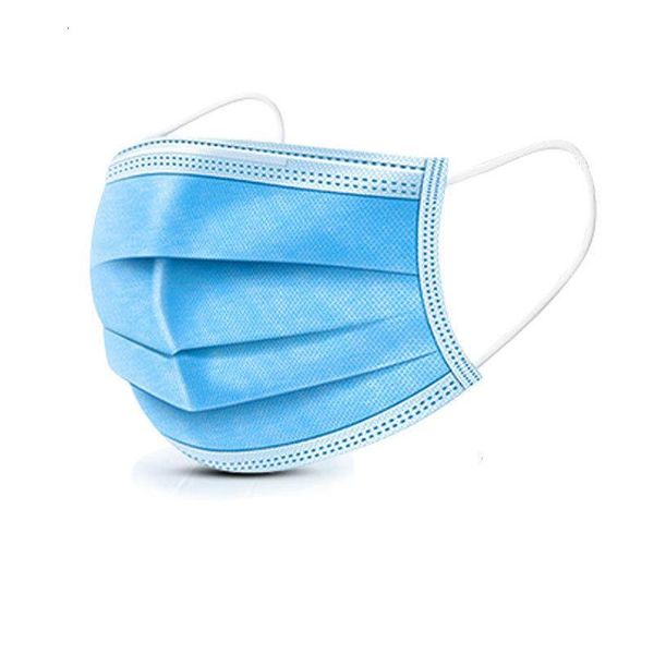 

non shipping 3-ply dhl woven disposable 3 layers earloop anti-dust face mouth masks kid mask 2020 h