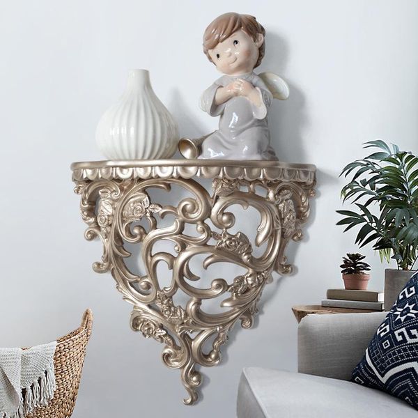 

hooks & rails european style creative wall mounted resin three dimensional shelves partition for room decorations tv furnishing