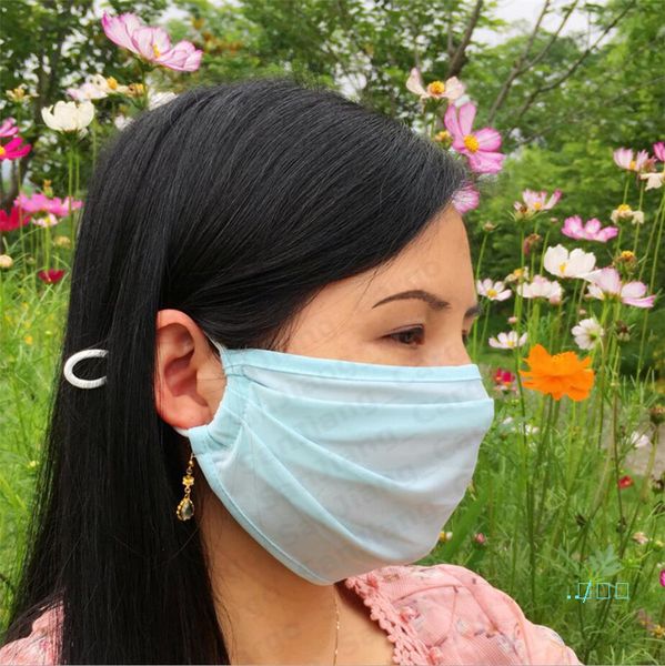 

color summer ice silk face mask solid thin sunproof dustproof cycling sports mouth-muffle breathable washable adjustable