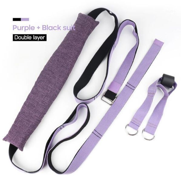 

adjustable aerial yoga strap hammock swing stretching anti-gravity inversion exercises multilayer belt yoga flexibility1