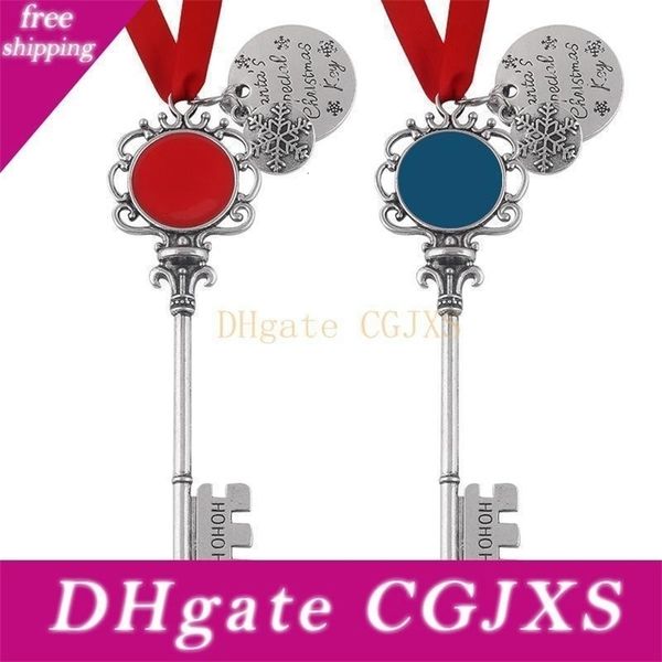 

new christmas magic santa claus key pendant ornaments decorations halloween gifts xmas 2colors muchmbb2